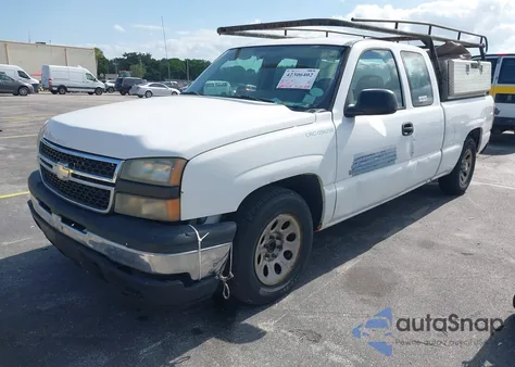 2006 Chevrolet Silverado 1500 Work Truck из США, поврежденный, VIN 1GCEC19X06Z121523